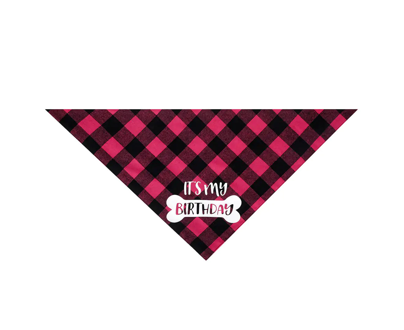 Pet Saliva Towel Plaid Pattern Cute Accessories Breathable Dog Birthday Bandana Cat Triangle Scarf for Party 2