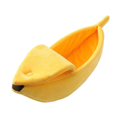 Cute Cat Bed Banana-Shaped Soft Cat Cuddle Bed House Lovely Pet Supplies for Cat Kittens Rabbit Small Dogs Pet Products LBS