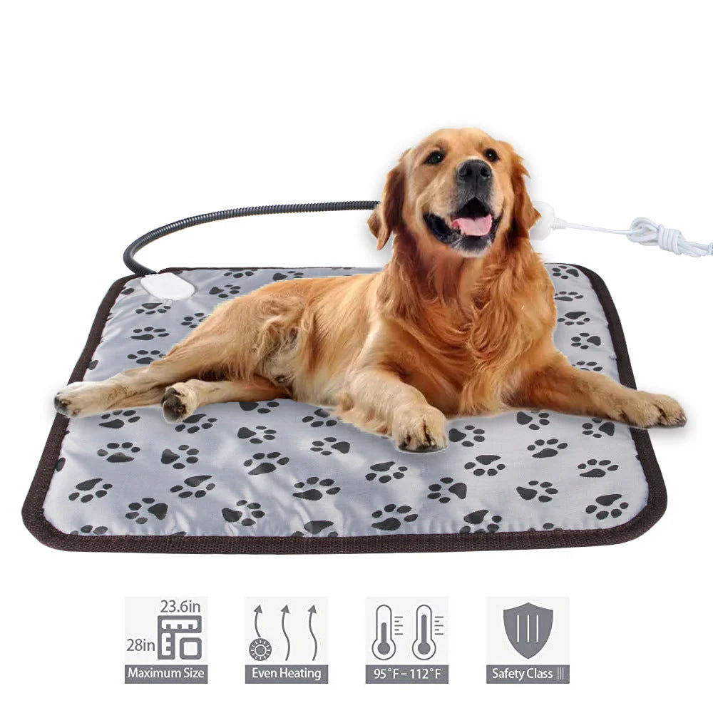 Superidag Pet Heating Pad | Winter Blanket Heater for Pets