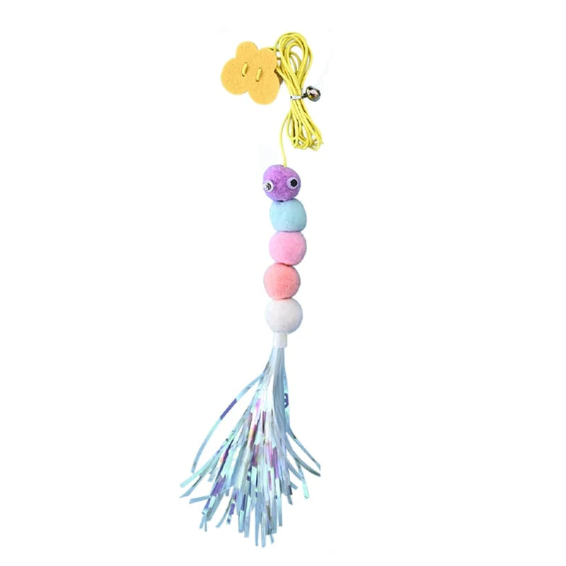 Simulation Bird Interactive Cat Toys Electric Hanging Eagle Flying Bird Cat Teasering Play Cat Stick Scratch Rope Kitten Dog Toy