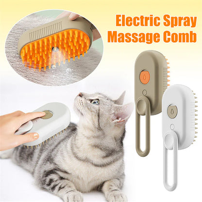 Cat Steam Brush Steamy Dog Brush 3 in 1 Electric Spray Cat Hair Brushes for Massage Pet Grooming Comb Hair Removal Combs Pet Products