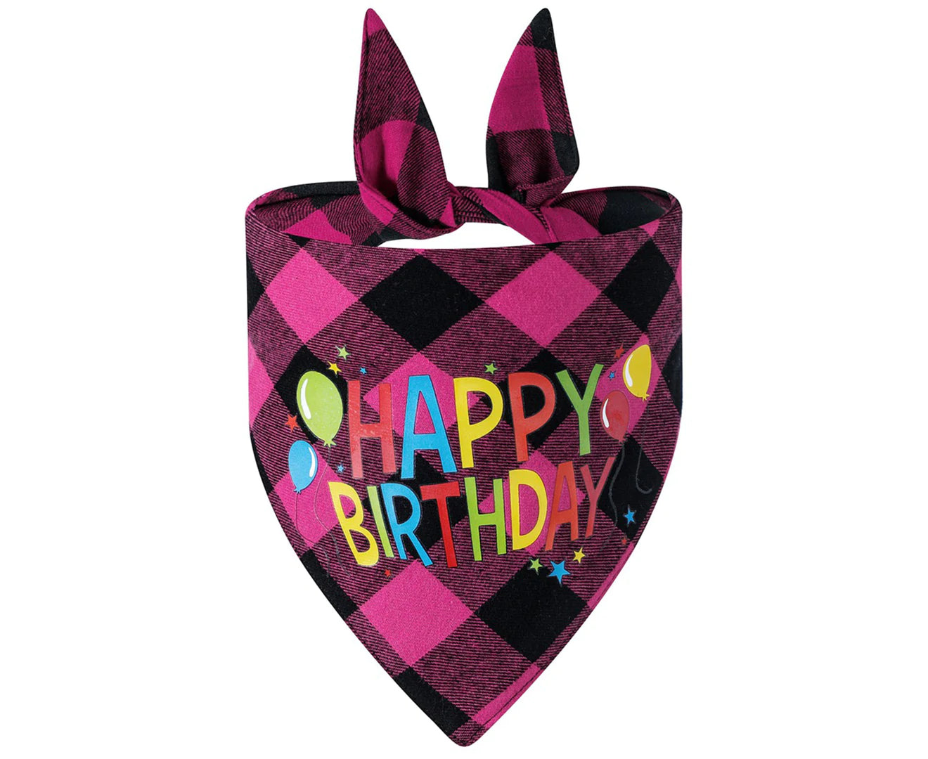 Pet Saliva Towel Plaid Pattern Cute Accessories Breathable Dog Birthday Bandana Cat Triangle Scarf for Party-5