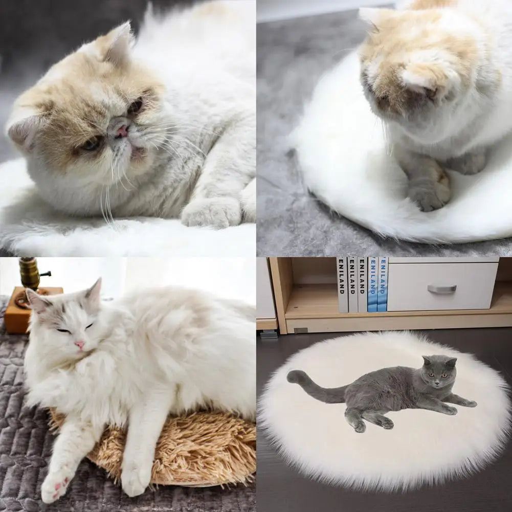 Winter Pet Electric Heating Pad Blanket Dog Cat Electric Heating Bed Plush Mat USB Charging Sleeping Blanket for Travel Dog Bed